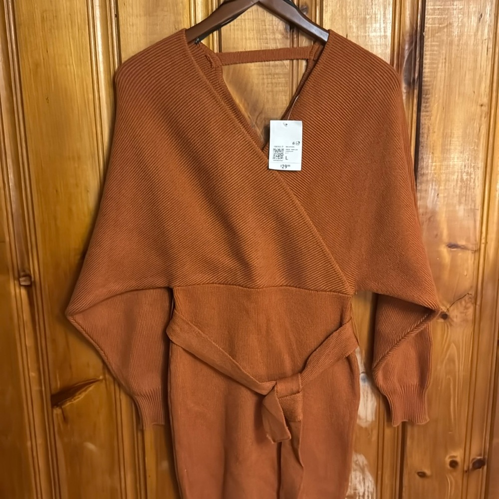New sweater dress. Fitted perfect for this season